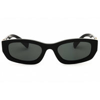 Miu Miu Women's Sunglasses - Black Full Rim Rectangular Frame | 0MU B04S 16K08Z ,