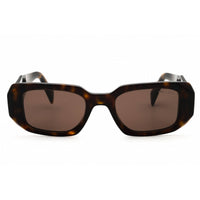Prada Unisex Sunglasses - Tortoise Acetate Oval Shape Full Rim Frame | 0PR 17WS 2AU8C1 ,