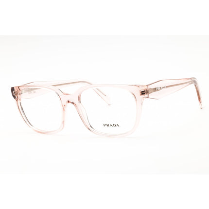 Prada Women's Eyeglasses - Crystal Pink Rectangular Full Rim Frame | 0PR 17ZV 15J1O1 ,