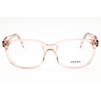 Prada Women's Eyeglasses - Crystal Pink Rectangular Full Rim Frame | 0PR 17ZV 15J1O1 ,