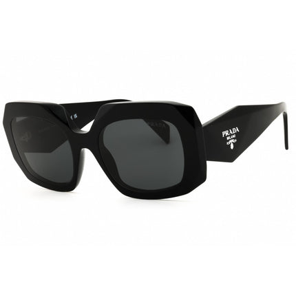 Prada Women's Sunglasses - Black Acetate Oversized Full Rim Frame | 0PR B23S 16K08Z ,