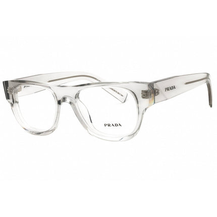 Prada Men's Eyeglasses - Transparent Crystal Rectangular Frame | 0PR D08VU 12R1O1 ,