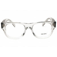 Prada Men's Eyeglasses - Transparent Crystal Rectangular Frame | 0PR D08VU 12R1O1 ,