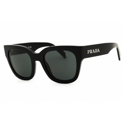 Prada Women's Sunglasses - Black Acetate Rectangular Full Rim Frame | PR C04S 16K08Z ,