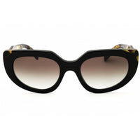 Prada Women's Sunglasses - Black/Medium Tortoise Cat Eye Shape Frame | PR D02S 0CD80L ,
