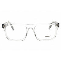 Prada Men's Eyeglasses - Crystal Grey Full Rim Rectangular Frame | 0PR C03V 17P1O1 ,