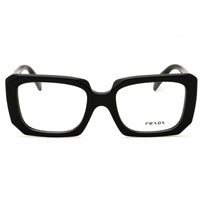 Prada Women's Eyeglasses - Black Acetate Full Rim Rectangular | 0PR C09V 16K1O1 ,
