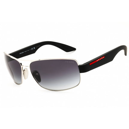 Prada Sport Men's Sunglasses - Silver Rectangular Full Rim Frame | 0PS 50ZS 1BC09U ,