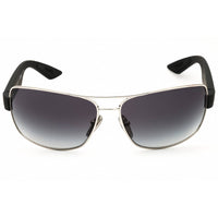 Prada Sport Men's Sunglasses - Silver Rectangular Full Rim Frame | 0PS 50ZS 1BC09U ,