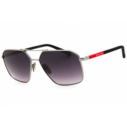 Prada Sport Men's Sunglasses - Gunmetal Rectangular Full Rim Frame | 0PS A50S 5AV09U ,