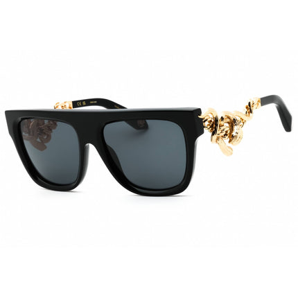 Roberto Cavalli Women's Sunglasses - Shiny Black Rectangular Frame | SRC014M 0700 ,