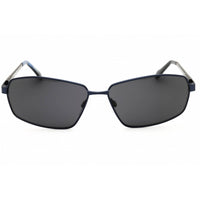 Spyder Men's Sunglasses - Navy Metal Dark Grey Lens Full Rim Oval Frame | SP6033 414 ,