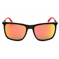 Spyder Men's Sunglasses - Black Acetate Full Rim Rectangular Frame | SP6046 001 ,