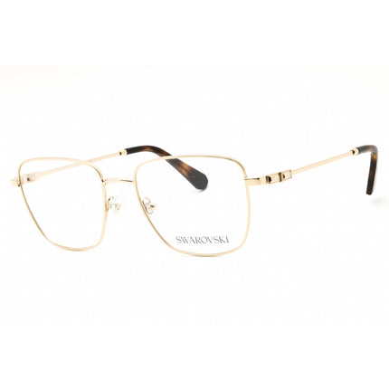 Swarovski Women's Eyeglasses - Pale Gold Rectangular Full Rim Frame | 0SK1003 4013 ,