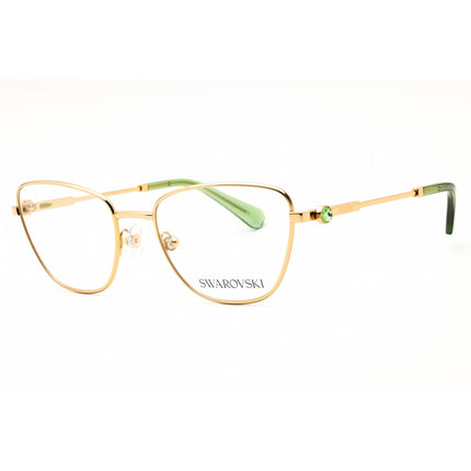 Swarovski Women's Eyeglasses - Gold Metal Cat Eye Shape Full Rim Frame | 0SK1018 4017 ,