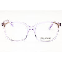 Swarovski Women's Eyeglasses - Transparent Lilac Rectangular Frame | 0SK2033 1079 ,