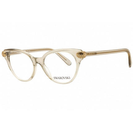 Swarovski Women's Eyeglasses - Transparent Beige/Brown Acetate Frame | 0SK2046 3003 ,