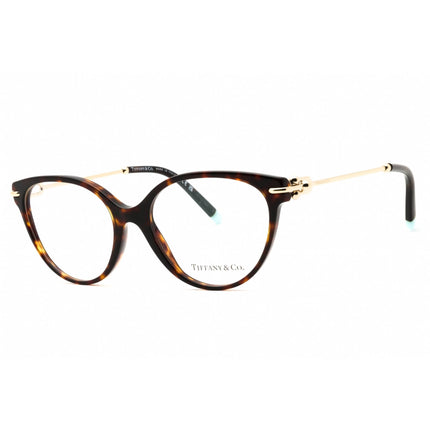 Tiffany Women's Eyeglasses - Havana Acetate Cat Eye Full Rim Frame | 0TF2217 8015 ,