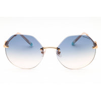 Tiffany Women's Sunglasses - Rose Gold Metal Round Rimless Frame | 0TF3077 616016 ,