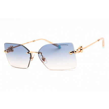 Tiffany Women's Sunglasses - Rubedo/Light Brown Metal Rimless Frame | 0TF3088 610516 ,