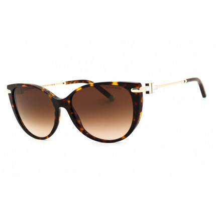 Tiffany Women's Sunglasses - Havana Acetate Oval Shape Full Rim Frame | 0TF4178 80153B ,
