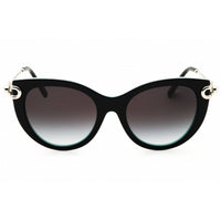 Tiffany Women's Sunglasses - Black/Blue Cat Eye Shape Full Rim Frame | 0TF4232 80553C ,