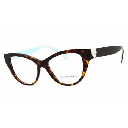 Tiffany Women's Eyeglasses - Havana Acetate Full Rim Cat Eye Frame | 0TF2251 8363 ,