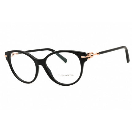 Tiffany Women's Eyeglasses - Black Acetate Round Shape Full Rim Frame | 0TF2289 8001 ,
