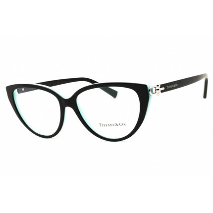 Tiffany Women's Eyeglasses - Black/Blue Cat Eye Shape Full Rim Frame | 0TF2292 8055 ,