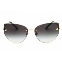 Tiffany Women's Sunglasses - Pale Gold Metal Cat Eye Rimless Frame | 0TF3096 60213C ,