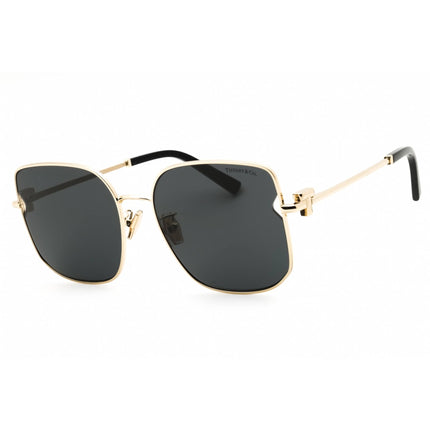 Tiffany Women's Sunglasses - Pale Gold Rectangular Full Rim Frame | 0TF3105D 6021S4 ,