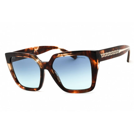 Tiffany Women's Sunglasses - Spotted Brown Havana Rectangular Frame | 0TF4235 84219S ,