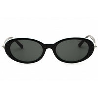 Tiffany Women's Sunglasses - Black/Blue Acetate Oval Full Rim Frame | TF4242D 8055S4 ,