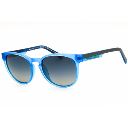 Timberland Unisex Sunglasses - Matte Blue Round Shape Full Rim Frame | TB00014 91D ,