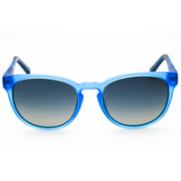 Timberland Unisex Sunglasses - Matte Blue Round Shape Full Rim Frame | TB00014 91D ,