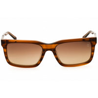 Timberland Men's Sunglasses - Shiny Dark Brown Acetate Full Rim Frame | TB00021 48H ,