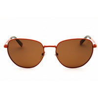 Timberland Women's Sunglasses - Matte Orange Metal Round Shape Frame | TB00048 43H ,