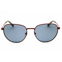 Timberland Women's Sunglasses - Matte Red Metal Round Full Rim Frame | TB00048 67D ,