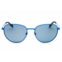 Timberland Women's Sunglasses - Matte Blue Metal Round Full Rim Frame | TB00048 91D ,