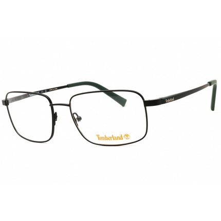 Timberland Men's Eyeglasses - Matte Black Metal Rectangular Shape Frame | TB1784 002 ,