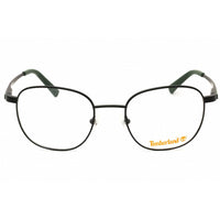 Timberland Men's Eyeglasses - Matte Black Metal Round Full Rim Frame | TB1785 002 ,