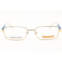 Timberland Men's Eyeglasses - Pale Gold Metal Rectangular Shape Frame | TB1828 032 ,
