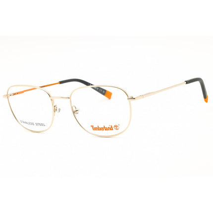 Timberland Men's Eyeglasses - Pale Gold Crystal Metal Full Rim Frame | TB1845 032 ,
