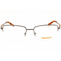 Timberland Men's Eyeglasses - Shiny Dark Nickeltin Rectangular Frame | TB50006 006 ,