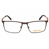 Timberland Men's Eyeglasses - Matte Dark Brown Metal Full Rim Frame | TB50007 049 ,