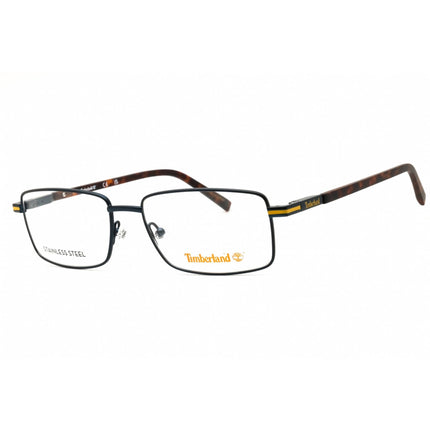 Timberland Men's Eyeglasses - Matte Blue Metal Rectangular Shape Frame | TB50048 091 ,