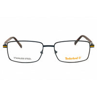 Timberland Men's Eyeglasses - Matte Blue Metal Rectangular Shape Frame | TB50048 091 ,