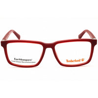 Timberland Men's Eyeglasses - Red Injected Propionate Full Rim Frame | TB50061 068 ,