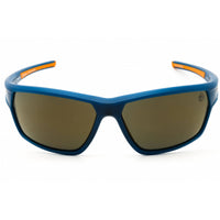 Timberland Men's Sunglasses - Matte Blue Sport Wraparound Shape Frame | TB9263 91D ,