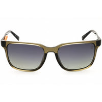 Timberland Men's Sunglasses - Matte Dark Green Rectangular Shape Frame | TB9273 97D ,